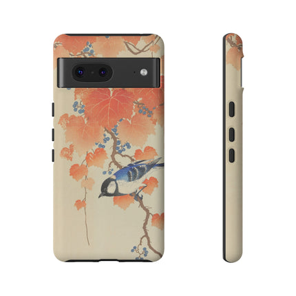 Japanese Bird and Branch by Ohara Koson Phone Cases