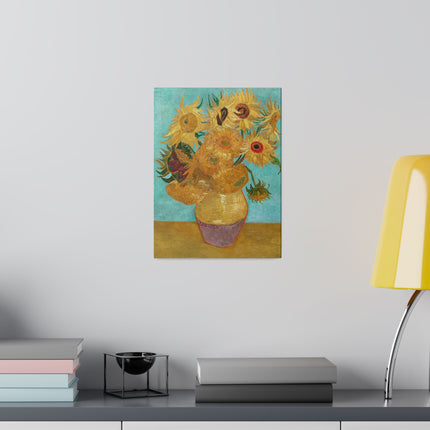 Vase with Twelve Sunflowers by Vincent Van Gogh Matte Canvas, Stretched, 0.75”