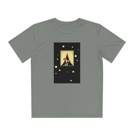 Playful Paws Youth Competitor Tee – Vintage Charm & Curious Adventure