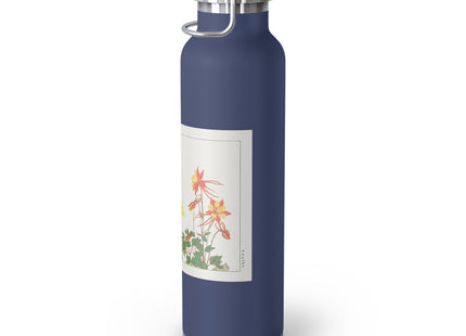 Aquilegia Flower by Tanigami Kônan Copper Vacuum Insulated Bottle, 22oz