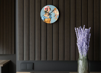 The Enchanting Painter Acrylic Wall Clock