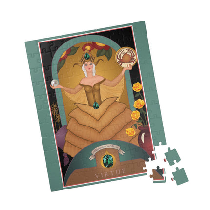 June & Pearl, Alexandrite (from the Gem Series) by Sofia Chiostri Puzzle (110, 252, 500-Piece)