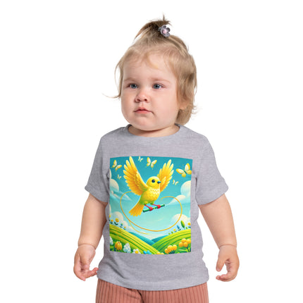 Canary Jumping Rope Baby T-Shirt – A Little Burst of Sunshine