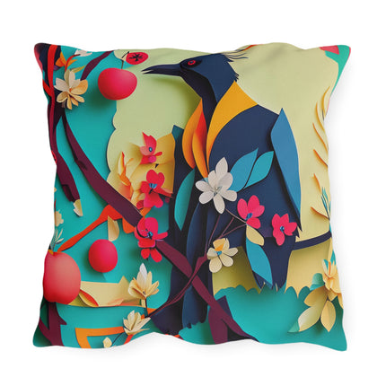 Curious Crow Outdoor Pillows