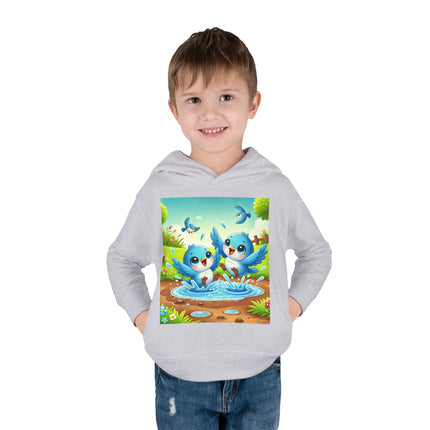 Bluebird Playtime Toddler Pullover Fleece Hoodie
