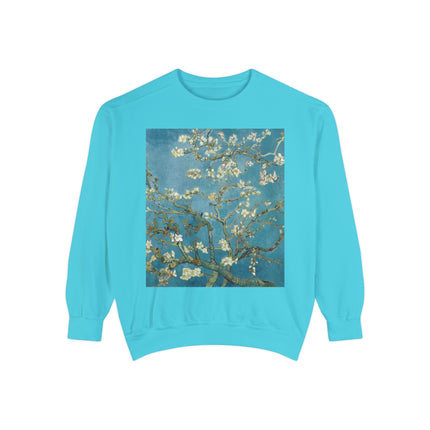 Almond Blossom by Vincent van Gogh Unisex Garment-Dyed Sweatshirt