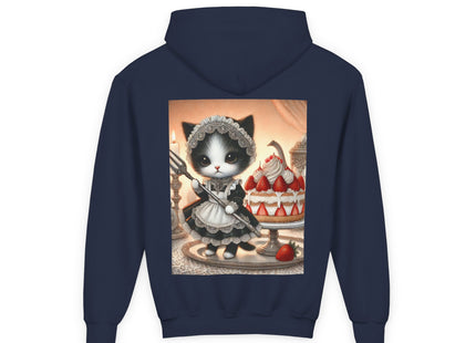 Patisserie Kitten Youth Heavy Blend Hooded Sweatshirt
