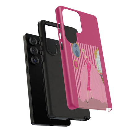 Lady in Pink Phone Case – Graceful Sophistication