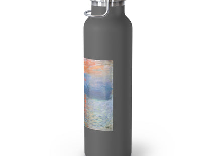Sunrise by Claude Monet Copper Vacuum Insulated Bottle, 22oz