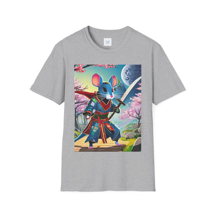 Cyber Samurai Rat Softstyle T-Shirt