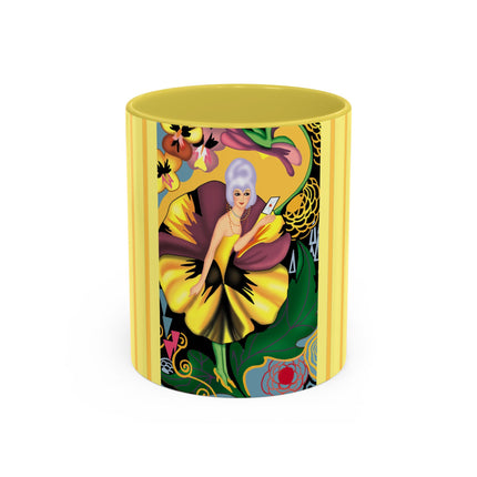 Enchanted Pansy Elegance Colorful Mugs (11oz, 15oz)