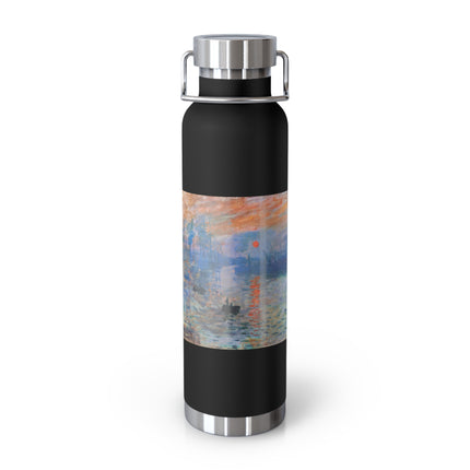 Sunrise by Claude Monet Copper Vacuum Insulated Bottle, 22oz
