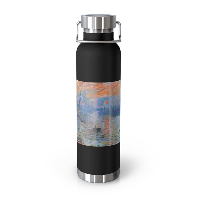 Sunrise by Claude Monet Copper Vacuum Insulated Bottle, 22oz