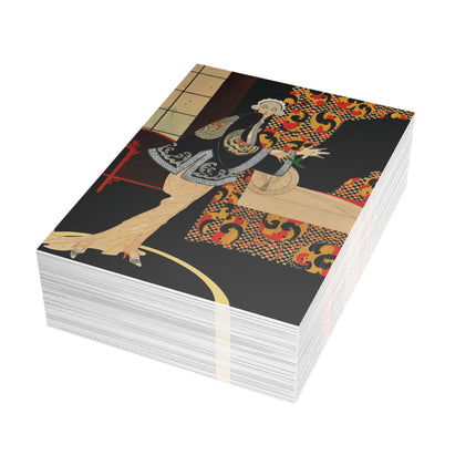 🎭🖤 The Lady Of The Art Deco Salon Postcard Bundles – Art Deco Fashion Elegance