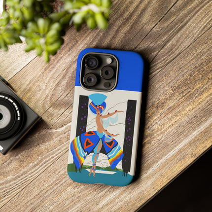 Exotic Dancer Phone Case – Vibrant Performance & Art Deco Flair