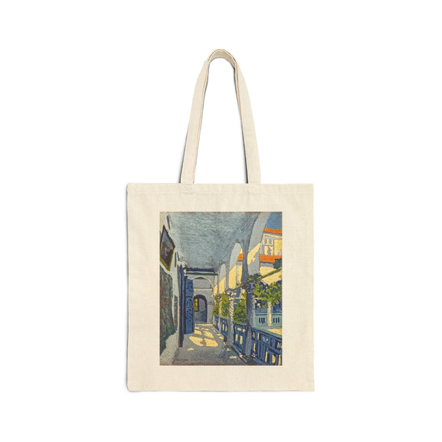 Gallery of a Moroccan Riad by George Gaudion Cotton Canvas Tote Bag