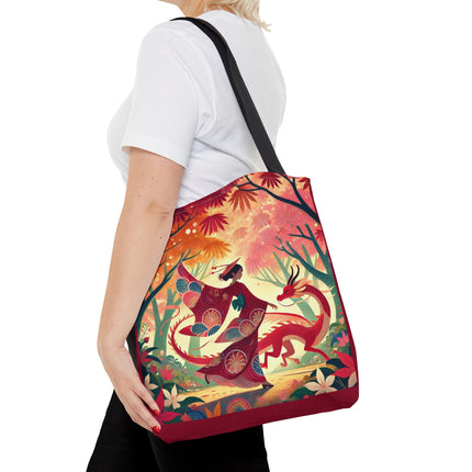 The Dragon Fairy’s Dance Tote Bag – Enchanted Grace & Spring Magic