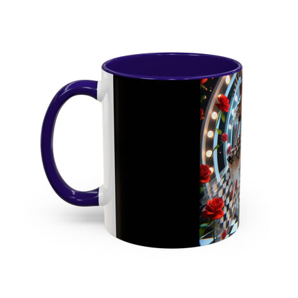 Halloween Witch Through the Mirror Colorful Mugs (11oz, 15oz)