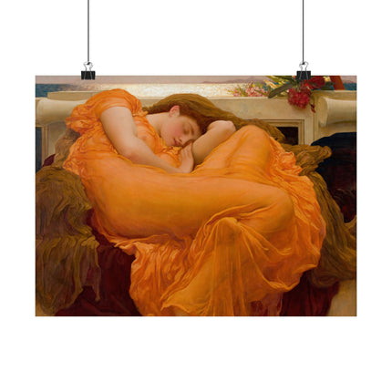 Flaming June by Frederic Leighton Matte Horizontal Posters