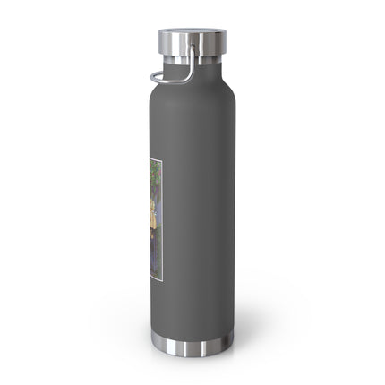 Whispers of Love: A Vintage Art Deco Fairytale Copper Vacuum Insulated Bottle, 22oz