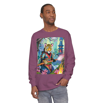 Cyberpunk Leopard Long Sleeve T-Shirt