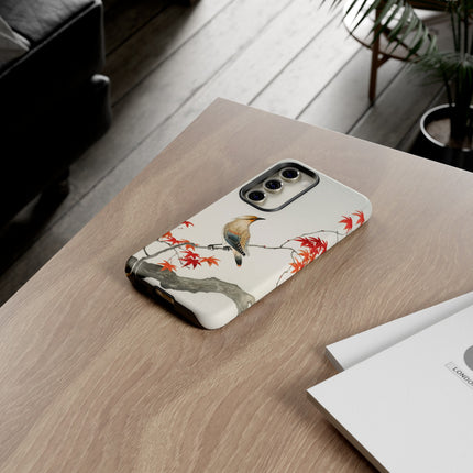 Japanese Bird on Maple by Ohara Koson Phone Cases