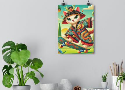 Dragon Dance on Wheels Giclée Art Print