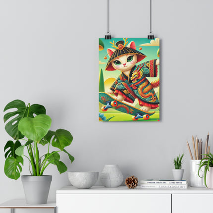 Dragon Dance on Wheels Giclée Art Print