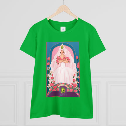 August & Peridot (from the Gem Series) by Sofia Chiostri Women's Midweight Cotton Tee