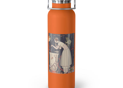 L'Etourdissant Petit Poisson (The Dazzling Little Fish) by George Barbier Copper Vacuum Insulated Bottle, 22oz