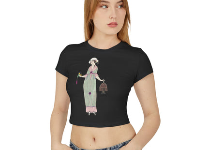 Illustrated Elegance – Parisian Fashion Tee