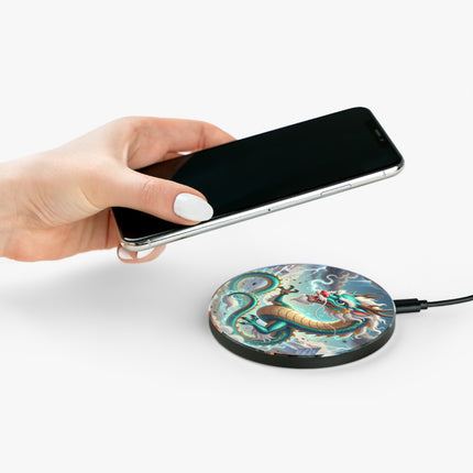 The Tibetan Dragon in Battle Wireless Charger – Power, Motion & Mythic Energy