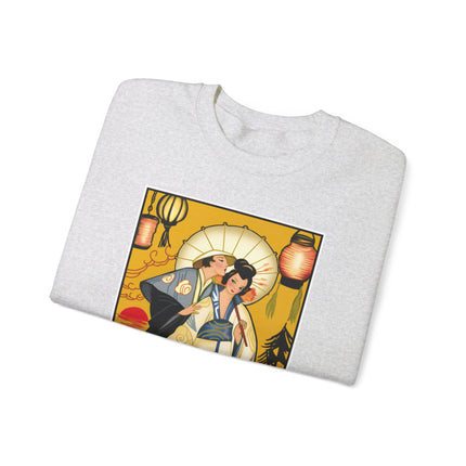 Golden Embrace Heavy Blend™ Crewneck Sweatshirt
