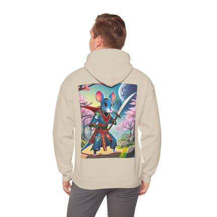 Cyber Samurai Rat – Heavy Blend™ Hooded Sweatshirt