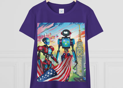 High Fashion Cyberpunk CIA Robots Cotton Tee