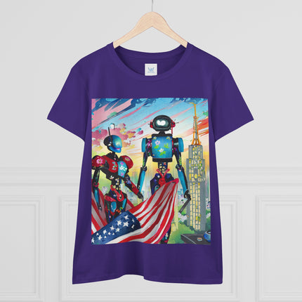 High Fashion Cyberpunk CIA Robots Cotton Tee