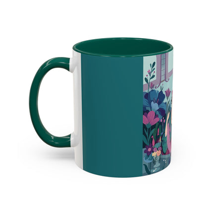 The Ladies Of The Secret Masquerade Colorful Mugs – Art Deco Floral Mystery