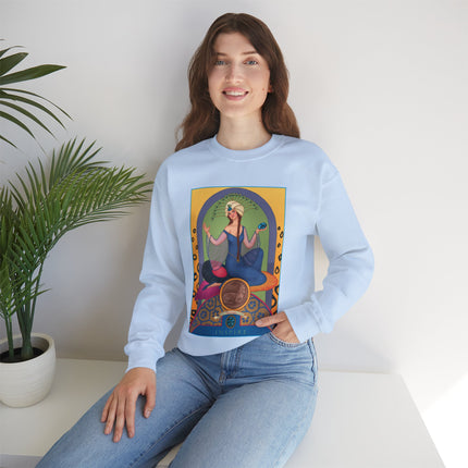 December & Tanzanite (from the Gem Series) by Sofia Chiostri Heavy Blend™ Crewneck Sweatshirt