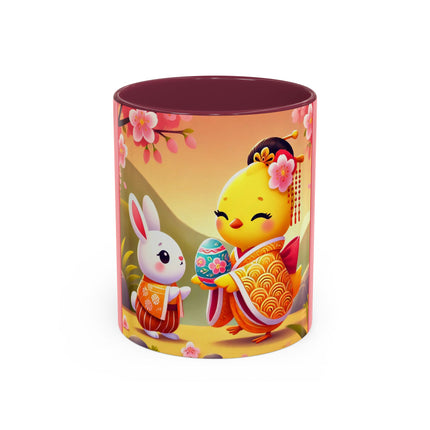 Whimsical Springtime Exchange Colorful Mugs (11oz, 15oz)