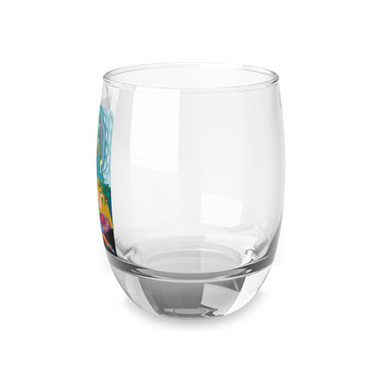 Art Deco Christmas Elegance Whiskey Glass