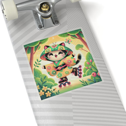 Firefly Dance on Wheels Kiss-Cut Stickers (4 Sizes)