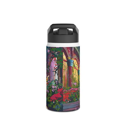 Neon Swarm Stainless Steel Water Bottle