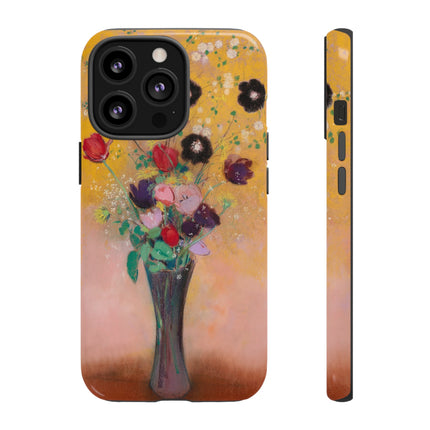 Vase of Flowers by Odilon Redon Phone Cases