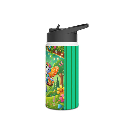 Robot Fairy Stainless Steel Water Bottle, Standard Lid