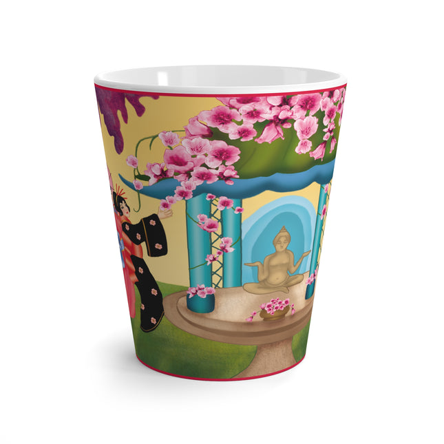 A Dance of Colors and Serenity by Carlo Chiostri Latte Mug