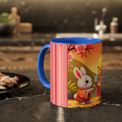 Whimsical Springtime Exchange Colorful Mugs (11oz, 15oz)