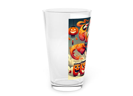 Jack-O’-Lantern Drums & The Kabuki Rabbit Glass, 16oz