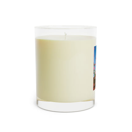 Periwinkle Painting the Petals Scented Candle - Full Glass, 11oz
