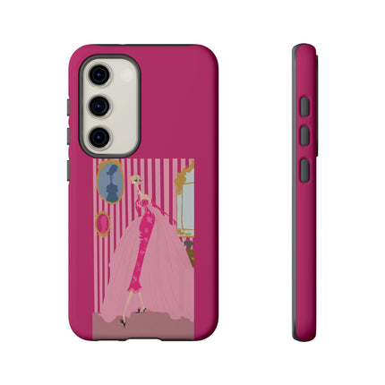 Lady in Pink Phone Case – Graceful Sophistication