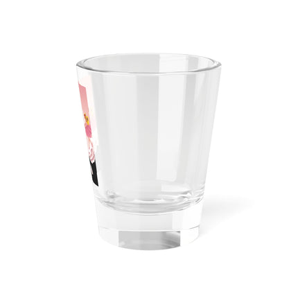 Pierrot & Fairies Dressed in Pink by Sofia Chiostri Shot Glass, 1.5oz